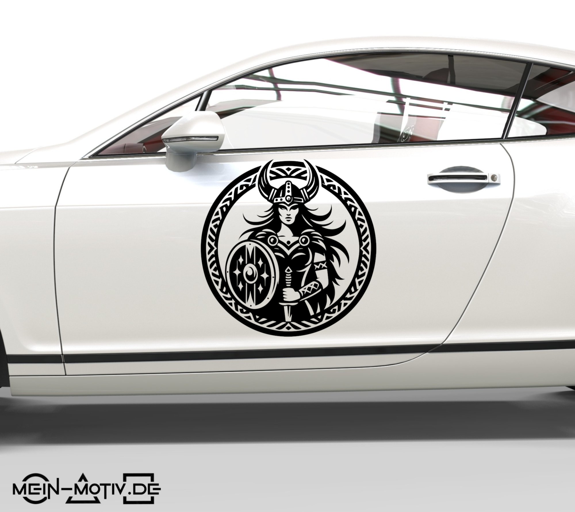 46382 Wikinger-Frau 3 Aufkleber